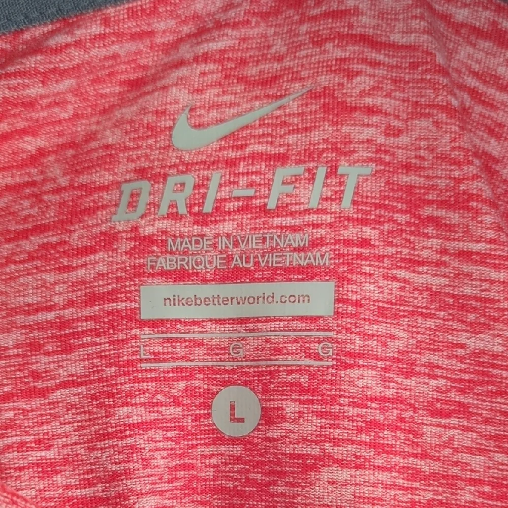 Nike Pink Long Sleeve Relaxed Sweatshirt - Picture 5 of 5